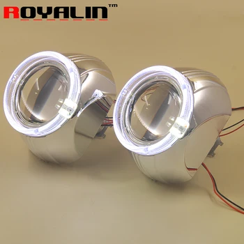 ROYALIN 3.0 inch Metal Bi Xenon Projector Headlight Lenses with 95mm White LED Angel Eyes Night Lights H1 Lamp H4 H7 Socket
ROYALIN 3.0 inch Metal Bi Xenon Projector Headlight Lenses with 95mm White LED Angel Eyes Night Lights H1 Lamp H4 H7 Socket