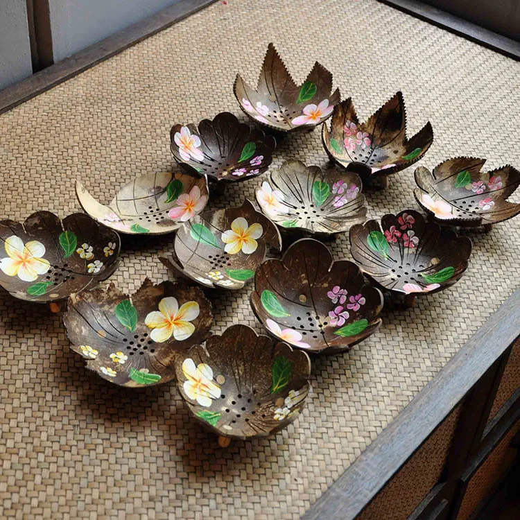 Thailand Product Soap holder Handmade coconut soap box Home decoration kitchen storage Trays
Thailand Product Soap holder Handmade coconut soap box Home decoration kitchen storage Trays