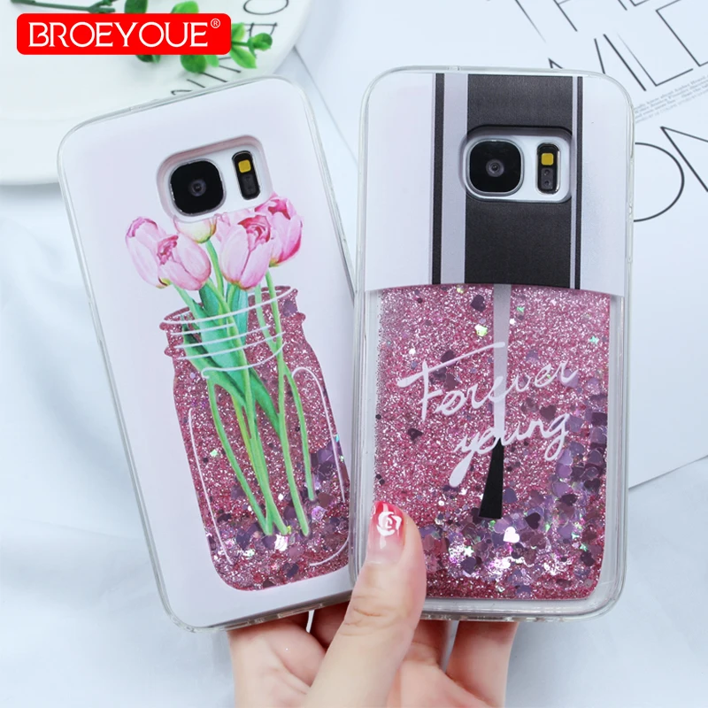 BROEYOUE For Samsung Galaxy S7 Case Soft TPU Dynamic Glitter Star Liquid Quicksand Cover For J3 J5 J7 2016 2017 S8 S9 Plus Capas
BROEYOUE For Samsung Galaxy S7 Case Soft TPU Dynamic Glitter Star Liquid Quicksand Cover For J3 J5 J7 2016 2017 S8 S9 Plus Capas