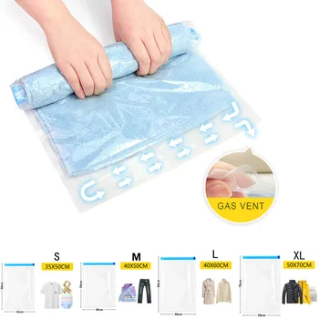 Clothing Vaccum Bag Portable Travel Clothes Storage Pouch Foldable Compression Bag Space Saving Sealer Packet For Home Organizer
Clothing Vaccum Bag Portable Travel Clothes Storage Pouch Foldable Compression Bag Space Saving Sealer Packet For Home Organizer