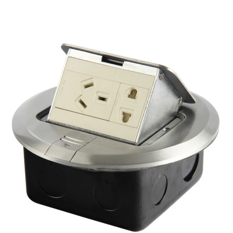 Arc tCircular pop up plug function assembly for free combination of aluminum alloy ground socket office floor socket DC-028
Arc tCircular pop up plug function assembly for free combination of aluminum alloy ground socket office floor socket DC-028