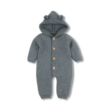 Autumn Newborn Baby Girl Rompers Fashion Hooded Long Sleeve Toddler Boys Jumpsuit Onesie Infant Bebes Knitted Overall Children's
Autumn Newborn Baby Girl Rompers Fashion Hooded Long Sleeve Toddler Boys Jumpsuit Onesie Infant Bebes Knitted Overall Children's