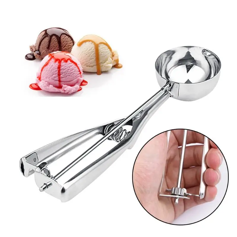 Ice Cream Scoop Stainless Steel Cookie Dough Scooper For Fruit Melon Baller Digging Ball Kitchen Confectionery Tool Accessories
Ice Cream Scoop Stainless Steel Cookie Dough Scooper For Fruit Melon Baller Digging Ball Kitchen Confectionery Tool Accessories