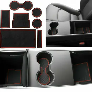For Tesla Model 3 2017 2018 2019 Rubber Mat Door Mat Anti-slip Cup Pad Interior Decoration Accessory Styling Gate Slot Pad 7pcs
For Tesla Model 3 2017 2018 2019 Rubber Mat Door Mat Anti-slip Cup Pad Interior Decoration Accessory Styling Gate Slot Pad 7pcs