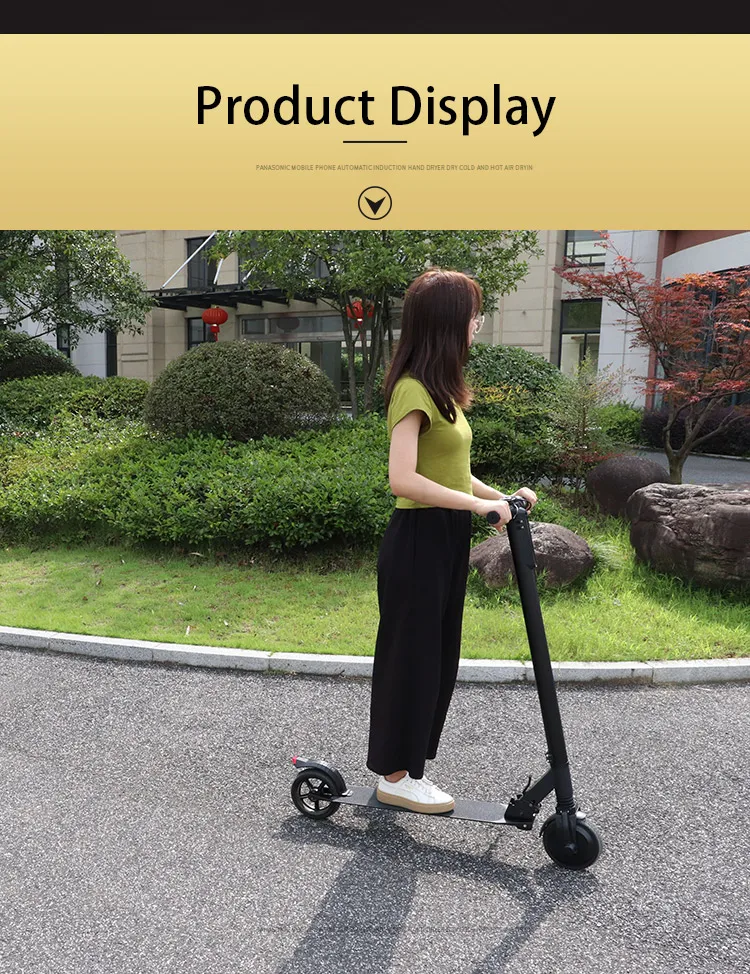 Excellent Folding Electric Scooter Electric Scooter 250W Motor LCD Display Screen 3 Speed Modes 5.5 Inches Solid Anti-Skid Tire E Scooter 9