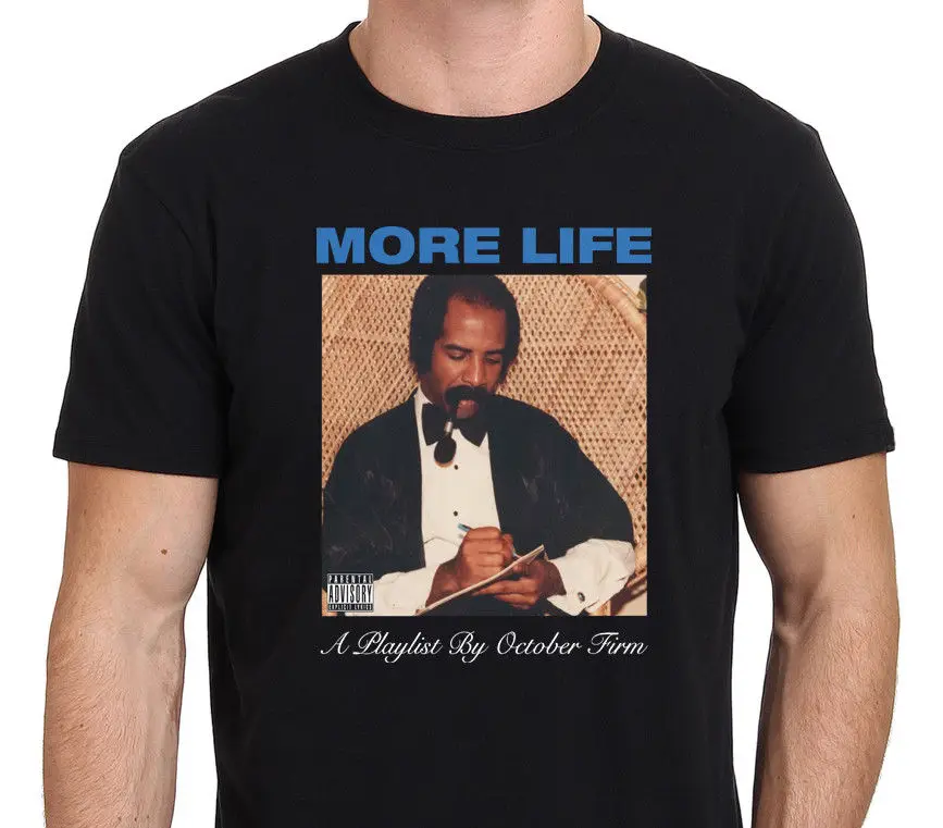 Free shipping 2018 Drake MORE LIFE: A playlist by October Firm T-Shirt Men's Black Size:S-to-XXL High Quality Top Tees
Free shipping 2018 Drake MORE LIFE: A playlist by October Firm T-Shirt Men's Black Size:S-to-XXL High Quality Top Tees