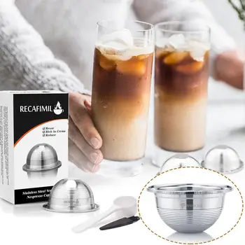 Stainless Steel Reusable Nespresso Capsule Permanent Coffee Pod Holder For Nespresso Delonghi Coffee Machines
Stainless Steel Reusable Nespresso Capsule Permanent Coffee Pod Holder For Nespresso Delonghi Coffee Machines