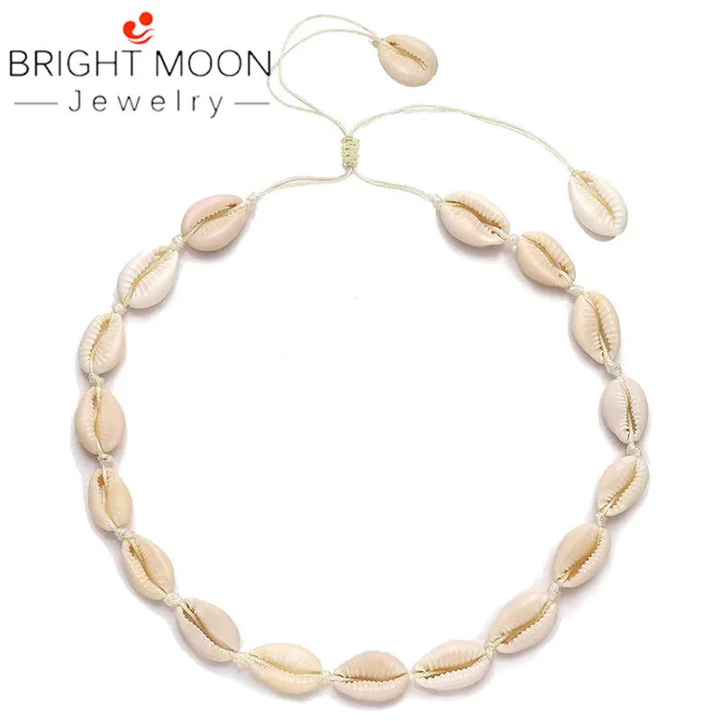 Natural Shell Choker Necklace Handmade Adjustable Cowrie Collar Boho Hawaii Summer Beach Necklace for Women Girls
Natural Shell Choker Necklace Handmade Adjustable Cowrie Collar Boho Hawaii Summer Beach Necklace for Women Girls
