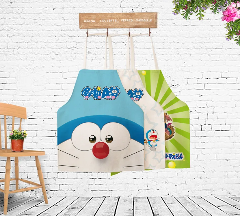 Free shipping Linen Lovely Doraemon Pattern Children's apron Bibs Home Cooking Baking Cleaning Kitchen Aprons Accessories
Free shipping Linen Lovely Doraemon Pattern Children's apron Bibs Home Cooking Baking Cleaning Kitchen Aprons Accessories
