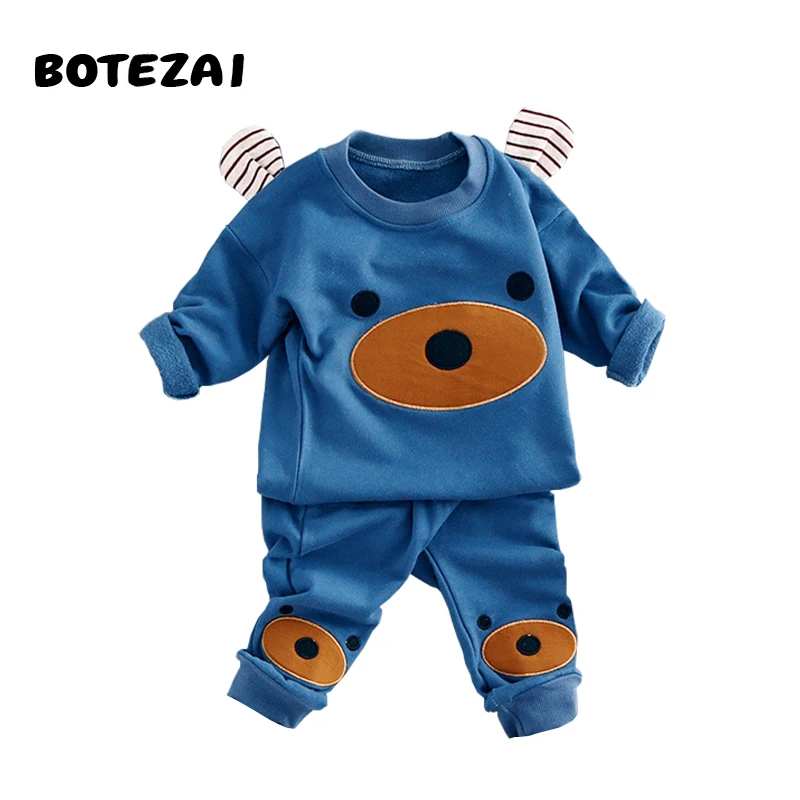 Children Clothing 2017 Autumn Winter Girls Boys Clothes Cartoon bear T shirt Pants 2pcs Kids Sport Suit Baby Boy Clothing Sets
Children Clothing 2017 Autumn Winter Girls Boys Clothes Cartoon bear T shirt Pants 2pcs Kids Sport Suit Baby Boy Clothing Sets