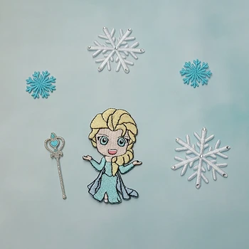 Ironing Snow Princess Series Embroidery cloth sticker, cane snowflake hole patch decorative decal iron on patch
Ironing Snow Princess Series Embroidery cloth sticker, cane snowflake hole patch decorative decal iron on patch