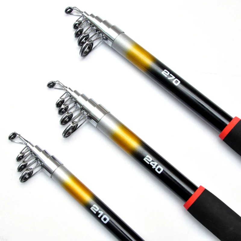 2.1/2.4/2.7M Portable Telescopic Fishing Rod Travel Spinning Fishing Pole Glass Fiber Sea Rod Fishing Tackle Tools MSD-ING
2.1/2.4/2.7M Portable Telescopic Fishing Rod Travel Spinning Fishing Pole Glass Fiber Sea Rod Fishing Tackle Tools MSD-ING
