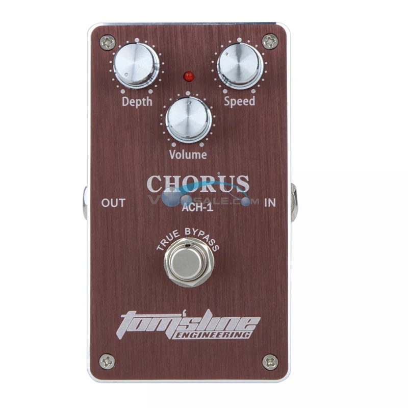 ACH-1 Chorus Premium Analogue Guitar Effect Pedal Aroma True Bypass Pedals High Quality Tomsline Guitar Accessories Guitar Pedal
ACH-1 Chorus Premium Analogue Guitar Effect Pedal Aroma True Bypass Pedals High Quality Tomsline Guitar Accessories Guitar Pedal