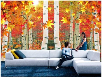 Custom photo 3d wallpaper Red maple leaf birch TV background wall home decor living room 3d wall murals wallpaper for wall 3 d
Custom photo 3d wallpaper Red maple leaf birch TV background wall home decor living room 3d wall murals wallpaper for wall 3 d