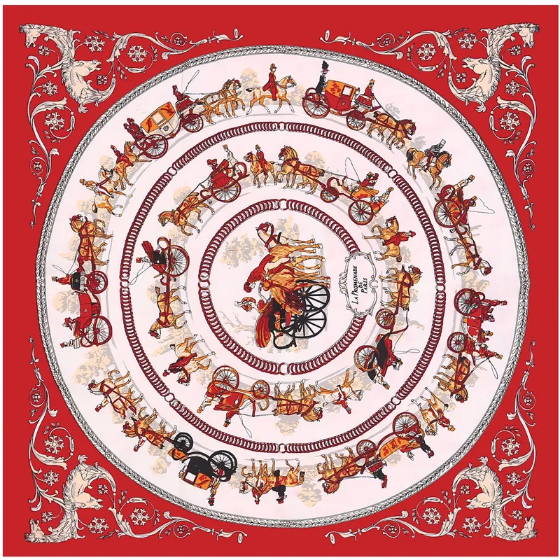 POBING 70cm*70cm Horse Carriage Print Square Scarves Hijab Luxury Brand Twill Silk Scarf Women 2017 OL Lady Headband Foulard
POBING 70cm*70cm Horse Carriage Print Square Scarves Hijab Luxury Brand Twill Silk Scarf Women 2017 OL Lady Headband Foulard