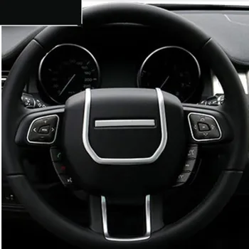 ABS Chrome Steering Wheel Decorative Strips Cover Trim Stickers for Land Rover Range Rover Evoque interior Accessories 2012-2017
ABS Chrome Steering Wheel Decorative Strips Cover Trim Stickers for Land Rover Range Rover Evoque interior Accessories 2012-2017