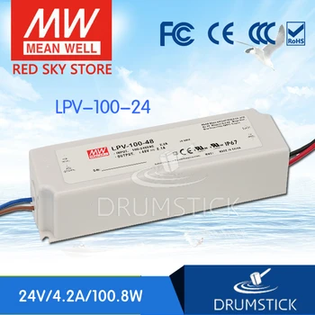 Steady MEAN WELL LPV-100-24 24V 4.2A meanwell LPV-100 100.8W Single Output LED Switching Power Supply
Steady MEAN WELL LPV-100-24 24V 4.2A meanwell LPV-100 100.8W Single Output LED Switching Power Supply