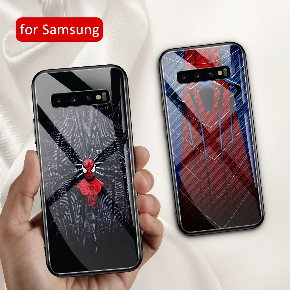 For samsung s10 plus phone case Glass back cover case Marvel spiderman case for Galaxy S8 S9 S10 plus Note 8 9 10 plus S10e lite
For samsung s10 plus phone case Glass back cover case Marvel spiderman case for Galaxy S8 S9 S10 plus Note 8 9 10 plus S10e lite