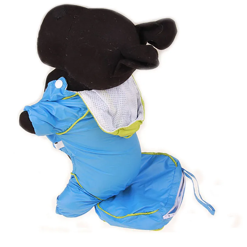 XS-XXL Raincoat for Dogs Mesh Pervious Dog Raincoat Waterproof Hooded Cloak Jacket Summer Clothes for Dogs Dropshipping 40AT15 (9)