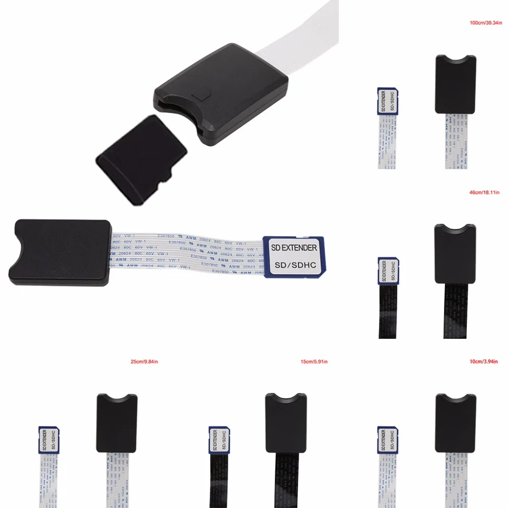 OOTDTY SD Male To SD Female SDHC SDXC Card Reader Extension Adapter Cable Extender For Phone Car GPS TV 10/15/25/46/100cm
OOTDTY SD Male To SD Female SDHC SDXC Card Reader Extension Adapter Cable Extender For Phone Car GPS TV 10/15/25/46/100cm