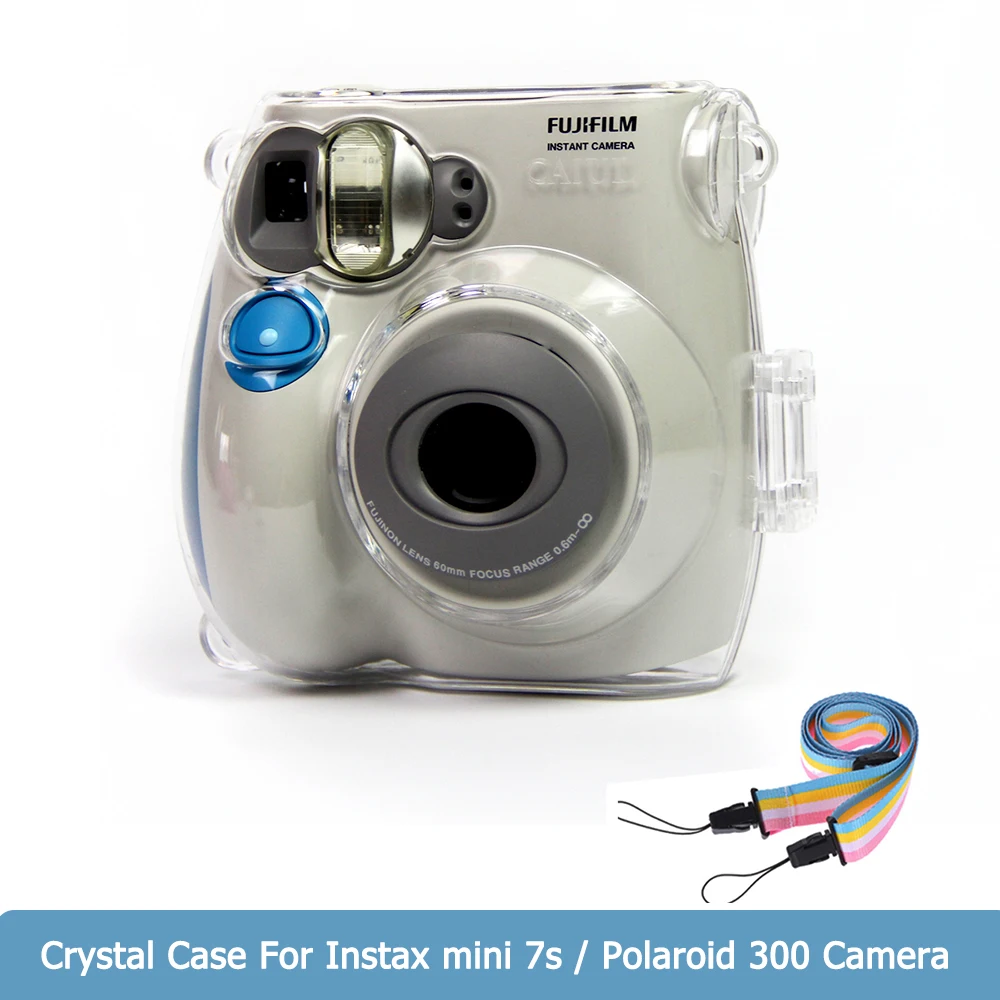 Crystal Transparent Case Cover Protective Shell Instax Mini Case Bag For Fujifilm Instax Mini 7s Camera with Shoulder Strap
Crystal Transparent Case Cover Protective Shell Instax Mini Case Bag For Fujifilm Instax Mini 7s Camera with Shoulder Strap