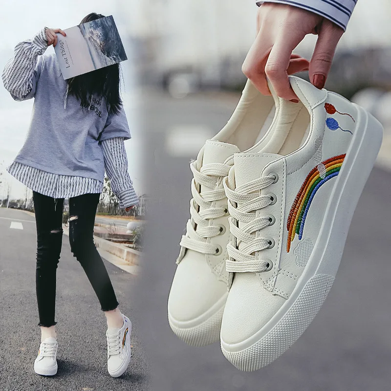 women shoes 2019 summer women sneakers lace-up woman solid color female casual shoes tenis
women shoes 2019 summer women sneakers lace-up woman solid color female casual shoes tenis