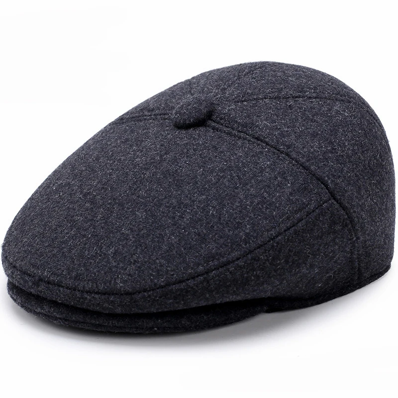 HT1851 Men Caps Hats Autumn Winter Hats with Ear Flap Vintage Newsboy Ivy Flat Caps Wool Blend Berets Men Casual Warm Beret Caps
HT1851 Men Caps Hats Autumn Winter Hats with Ear Flap Vintage Newsboy Ivy Flat Caps Wool Blend Berets Men Casual Warm Beret Caps