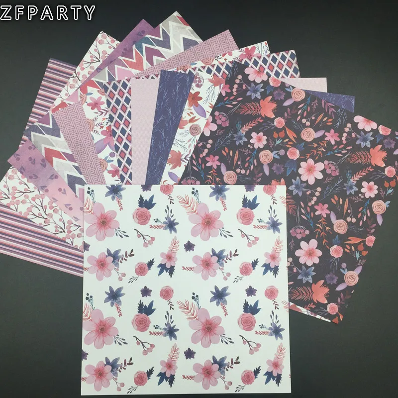 ZFPARTY 12pcs 6" Single-side Printed Violet Bloom pattern creative papercraft art paper handmade scrapbooking kit set books
ZFPARTY 12pcs 6" Single-side Printed Violet Bloom pattern creative papercraft art paper handmade scrapbooking kit set books
