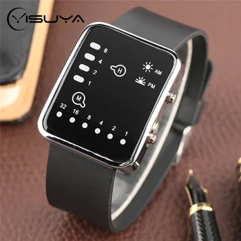 YISUYA New Arrival Black Stylish Cool Casual Outdoor Sport Analog Quartz WristWatch Rubber Band Strap Men Blue LED Round Dial
YISUYA New Arrival Black Stylish Cool Casual Outdoor Sport Analog Quartz WristWatch Rubber Band Strap Men Blue LED Round Dial