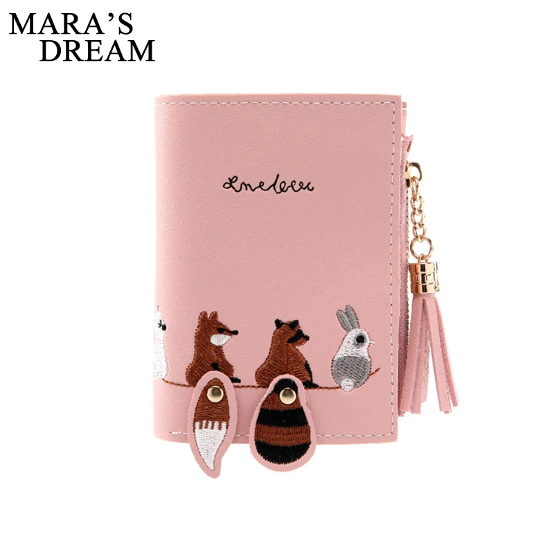 Mara's Dream 2018 Elegant Women Leather Wallet Fashion Lady Embroidery Fox Multifunction Short Solid Color Change Purse Clutchs
Mara's Dream 2018 Elegant Women Leather Wallet Fashion Lady Embroidery Fox Multifunction Short Solid Color Change Purse Clutchs