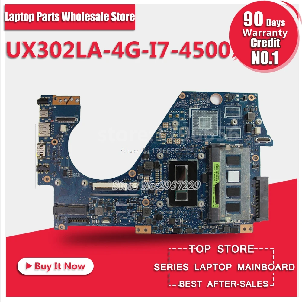 Laptop Motherboard For ASUS UX302 UX302L UX302LA UX302LN 2G-I7-4500 System Board Main Board Mainboard Card Logic Board Tested
Laptop Motherboard For ASUS UX302 UX302L UX302LA UX302LN 2G-I7-4500 System Board Main Board Mainboard Card Logic Board Tested
