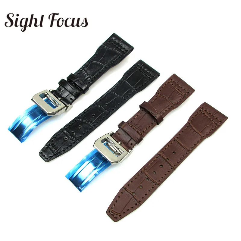 22mm Black Brown Watch Bands Strap for IWC Watch Accessories Pilot Black Brown Strap Men wth Deployant Clasp Relogio Hombre Male
22mm Black Brown Watch Bands Strap for IWC Watch Accessories Pilot Black Brown Strap Men wth Deployant Clasp Relogio Hombre Male