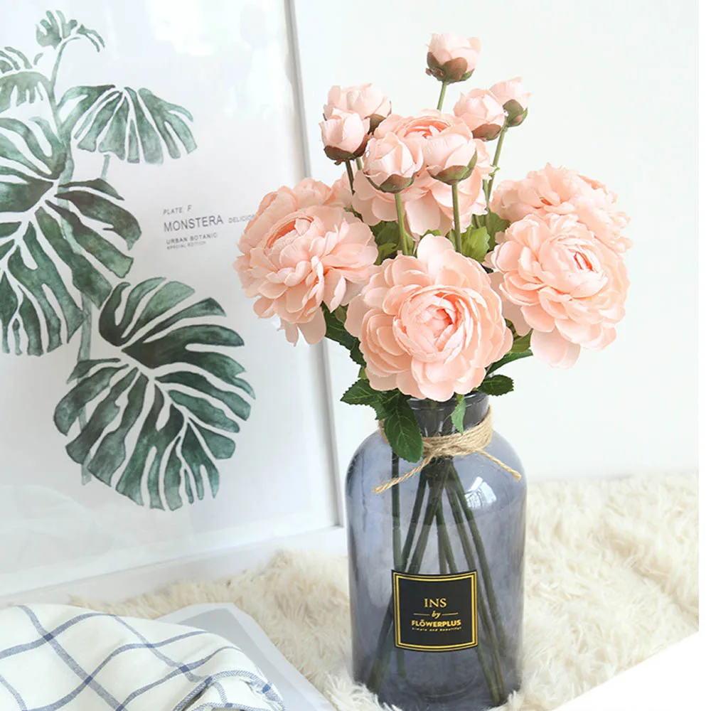 New 1pc Ins Nordic Artificial Ranunculus Asiaticus Flowers For Wedding Decoration Party Home Decoration Fake Flower Land lotus29
New 1pc Ins Nordic Artificial Ranunculus Asiaticus Flowers For Wedding Decoration Party Home Decoration Fake Flower Land lotus29