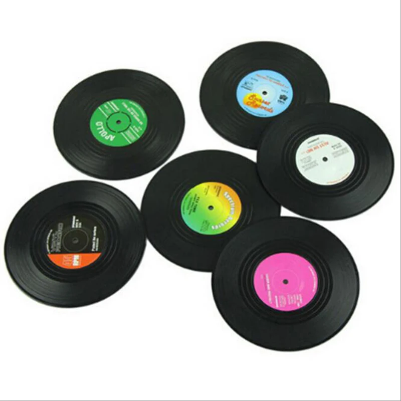 4 Pcs/ set Home Table Cup Mat Creative Decor Coffee Drink Placemat Tableware Spinning Retro Vinyl CD Record Drinks Coasters DA
4 Pcs/ set Home Table Cup Mat Creative Decor Coffee Drink Placemat Tableware Spinning Retro Vinyl CD Record Drinks Coasters DA