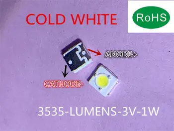10000pcs LUMENS SMD LED 3535 3537 3V 1W Cool white For TV Backlight Lamp beads A127CECEBUP8C-6078 STYLE-3
10000pcs LUMENS SMD LED 3535 3537 3V 1W Cool white For TV Backlight Lamp beads A127CECEBUP8C-6078 STYLE-3