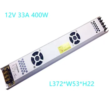Power Supply 12V 33A 400W Ultra Thin Switching Power Supply 12 Volt LED Electronic Transformer For LED Strip Light Box
Power Supply 12V 33A 400W Ultra Thin Switching Power Supply 12 Volt LED Electronic Transformer For LED Strip Light Box