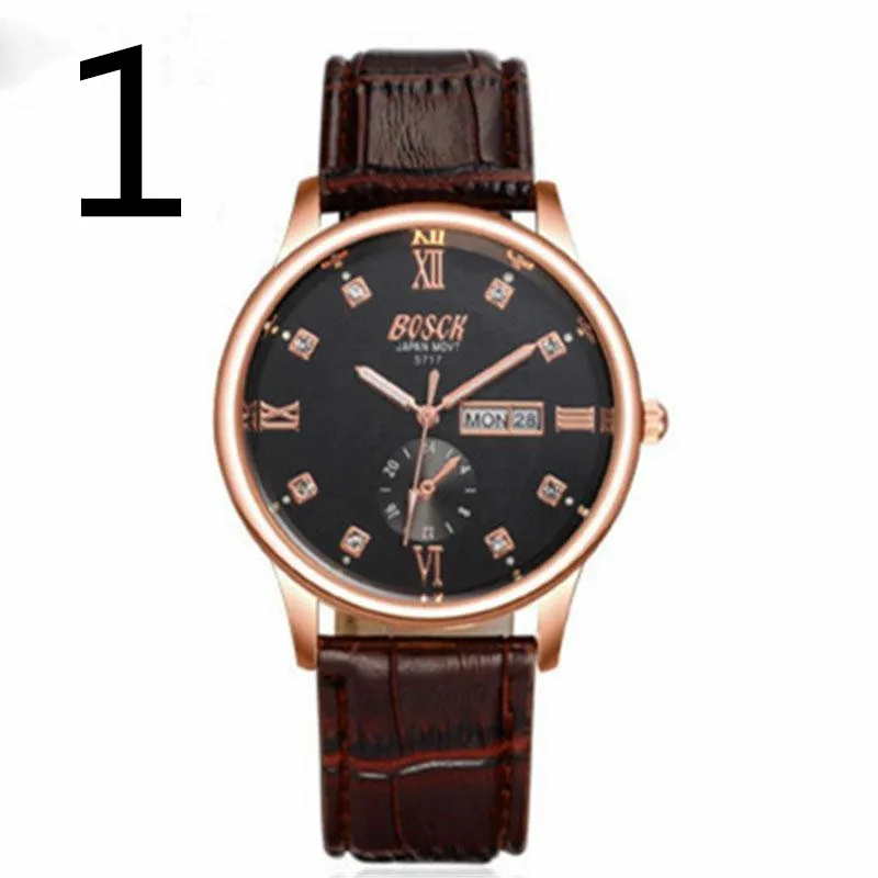 watch men's mechanical watch automatic waterproof leather student fashion tide 2019 new men's watch