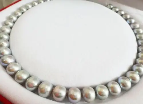 Miss charm Jew1028 huge 18"11-12mm natural south sea genuine silver grey near round pearl necklace
Miss charm Jew1028 huge 18"11-12mm natural south sea genuine silver grey near round pearl necklace