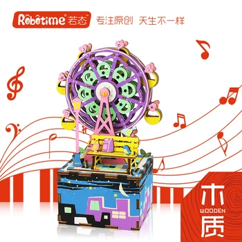 Handmade wooden DIY Music Box Music Box Christmas gift boutique Ferris wheel and friends
Handmade wooden DIY Music Box Music Box Christmas gift boutique Ferris wheel and friends