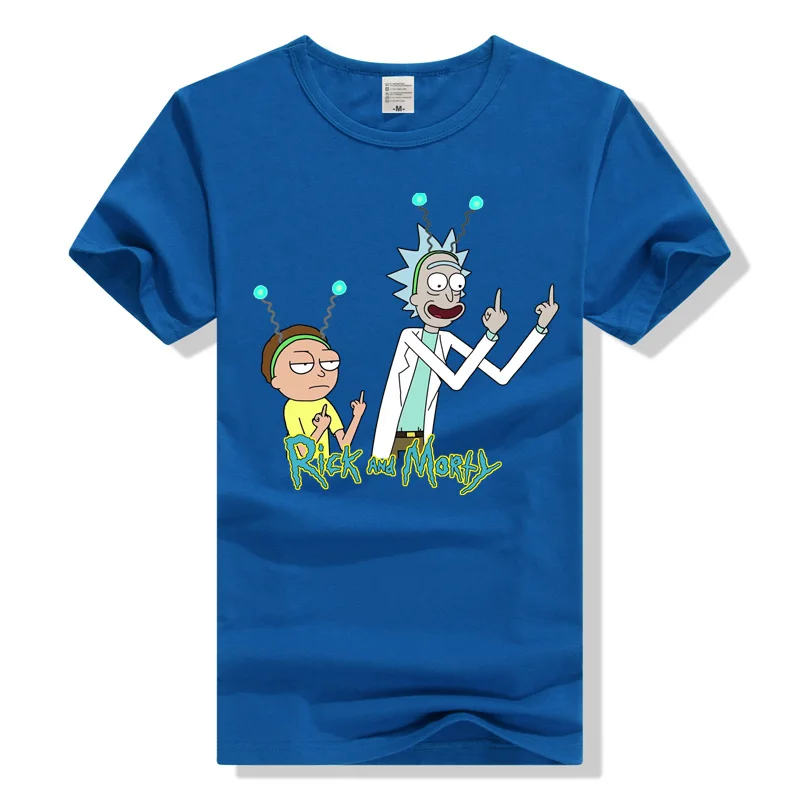 Rick and Morty Middle Finger T-shirt