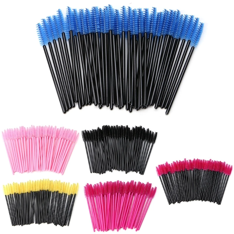 50pcs/Set make up brush synthetic fiber Disposable Eyelash Brush Mascara Applicator Pink mascara brush and Rose red brush
50pcs/Set make up brush synthetic fiber Disposable Eyelash Brush Mascara Applicator Pink mascara brush and Rose red brush