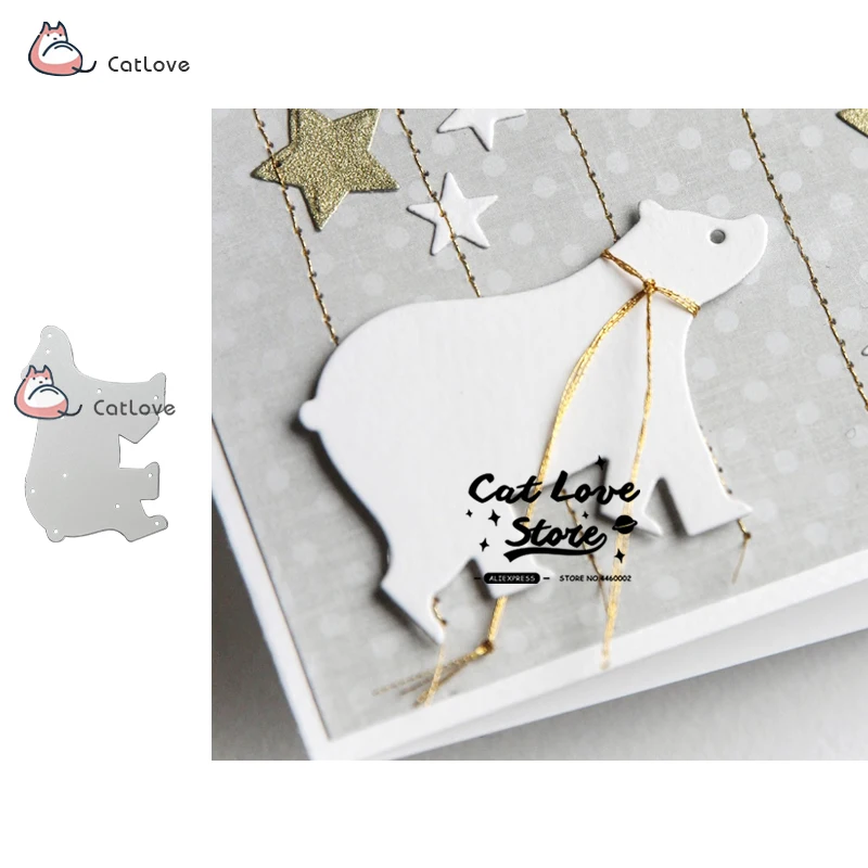 Polar Bear Animal Metal Cutting Dies Stencils For DIY Scrapbooking Paper Card Decorative Craft Dies Embossing Die Cuts New 2019
Polar Bear Animal Metal Cutting Dies Stencils For DIY Scrapbooking Paper Card Decorative Craft Dies Embossing Die Cuts New 2019