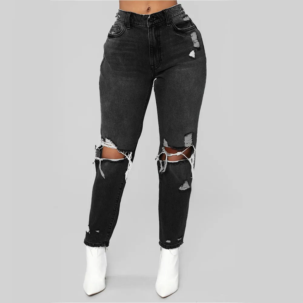 Fashion Women Jeans Denim Hole Female High Waist Stretch Slim Sexy Pencil Pants Ripped Jeans For Women Vaqueros Mujer Jean Femme
Fashion Women Jeans Denim Hole Female High Waist Stretch Slim Sexy Pencil Pants Ripped Jeans For Women Vaqueros Mujer Jean Femme