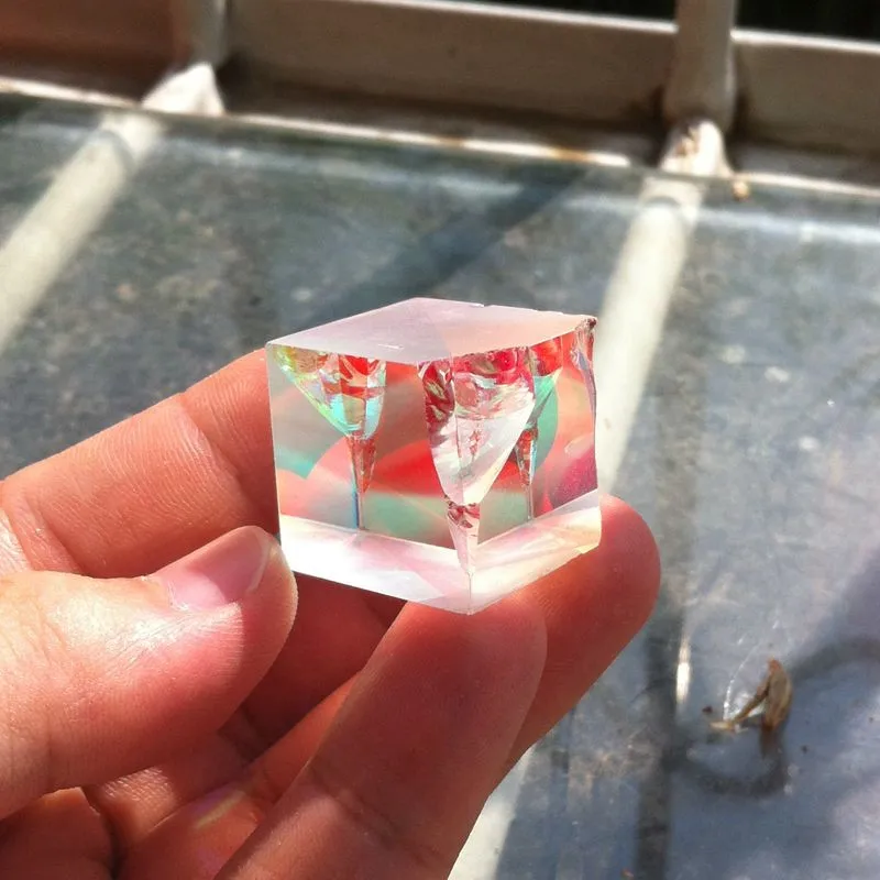 5PCS Defective Broken Used Science Toys Splitter Prism Cross Dichroic X-Cube Prism RGB Combiner with Obvious Flaw
5PCS Defective Broken Used Science Toys Splitter Prism Cross Dichroic X-Cube Prism RGB Combiner with Obvious Flaw