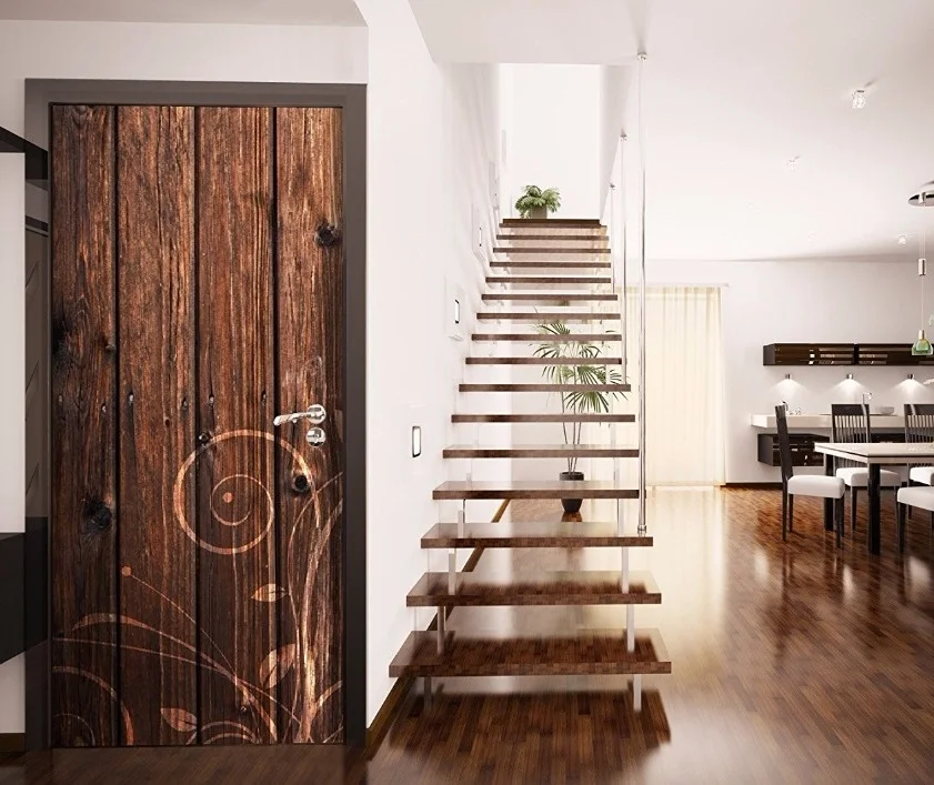 Free shipping art flower pattern on wooden door Sticker for Bedroom Living Room gift PVC Waterproof Decal door wrap 77*200cm
Free shipping art flower pattern on wooden door Sticker for Bedroom Living Room gift PVC Waterproof Decal door wrap 77*200cm