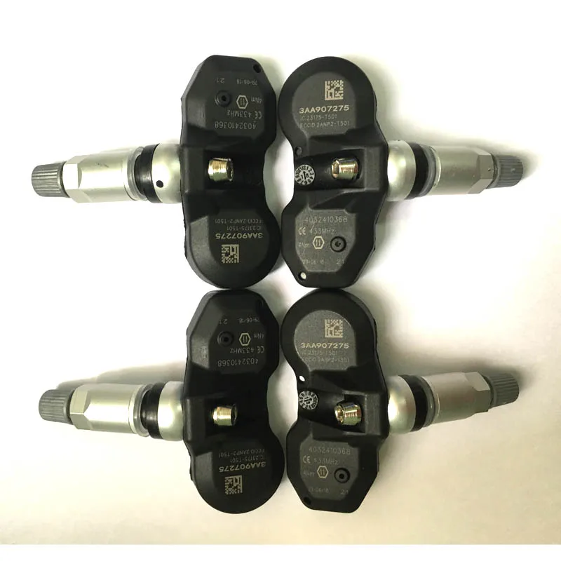 4pcs 433MHZ (TPMS) Sensor 3AA907275 For V-W Tiguan CC 2012-2015 Tire Pressure Monitoring System
4pcs 433MHZ (TPMS) Sensor 3AA907275 For V-W Tiguan CC 2012-2015 Tire Pressure Monitoring System