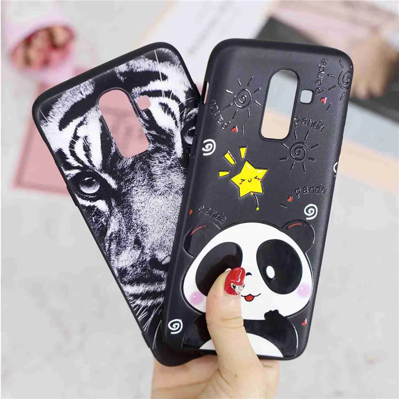 Silicon Phone Case For Samsung Galaxy A6 A8 A7 A750 J4 J6 J8 2018 J5 Black Butterfly Cases For Samsung S8 S9 Note9Soft TPU Cover (26)