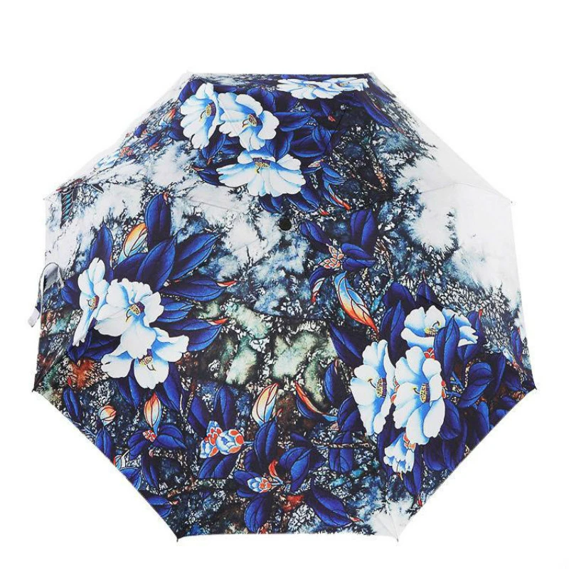 Blue Vendela Pocket Umbrella Original Design Women Umbrella Oil Painting 3 Folding Parasol Lady Portable Girl Umbrellas
Blue Vendela Pocket Umbrella Original Design Women Umbrella Oil Painting 3 Folding Parasol Lady Portable Girl Umbrellas
