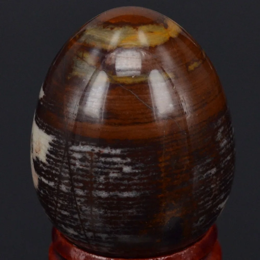 34x44MM Natural Stone Brown White Nguni Jasper Sphere Egg Chakra Healing Reiki Carving Crafts Minerals W/Stand
34x44MM Natural Stone Brown White Nguni Jasper Sphere Egg Chakra Healing Reiki Carving Crafts Minerals W/Stand