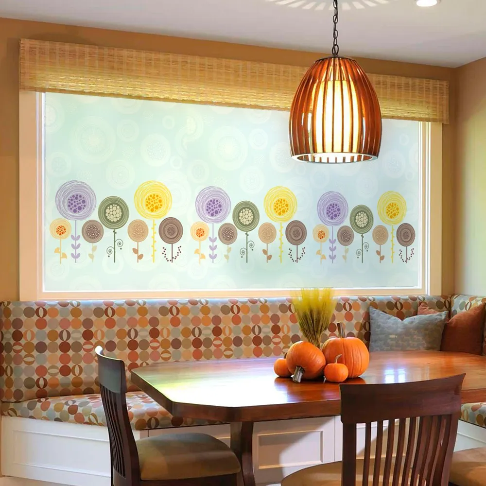 Customized Stained Static Cling Window Film Frosted Opaque Privacy Glass Sticker Decor Digital print BLT1068 Colorful Flower
Customized Stained Static Cling Window Film Frosted Opaque Privacy Glass Sticker Decor Digital print BLT1068 Colorful Flower